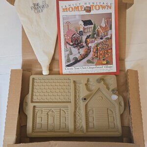 Vintage Pampered Chef Gingerbread House Mold 1800 With Pipettes and Pamphlet
